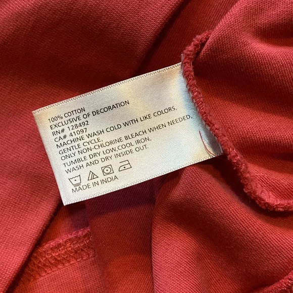 Greg Norman Pullover zip Up Sweater Coral Pink/Blue - Picture 5 of 6